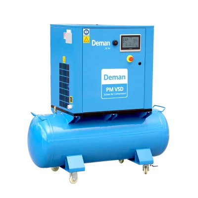 ปั๊มลมสกรู VATA ZV7e ปั๊มลมโรงงาน 10HP พร้อมถังลม 150 ลิตร เสียงเงียบ ประหยัดพลังงาน