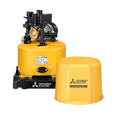 ปั๊มน้ำอัตโนมัติ มิตซูบิชิ MITSUBISHI รุ่น WP-205R2 ขนาด 200 วัตต์ แบบถังกลม
