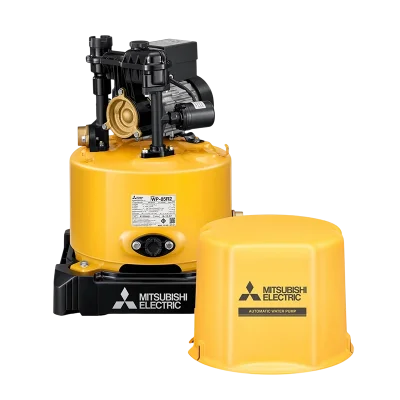ปั๊มน้ำอัตโนมัติ MITSUBISHI รุ่น WP-85R2 ขนาด 80 วัตต์ แบบถังกลม