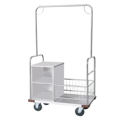 รถเข็นสเตนเลสใส่ผ้า รถเข็นสเตนเลสใส่ผ้า