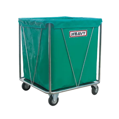 รถเข็นสแตนเลสใส่ผ้าแห้ง พร้อมถุงผ้าคูนิล่อน รถเข็นสแตนเลสใส่ผ้าแห้ง พร้อมถุงผ้าคูนิล่อน