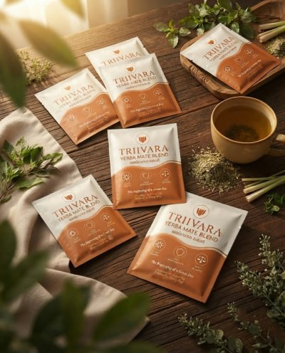 <img alt="ภาพซอง TRIIVARA Yerba Mate Blend">