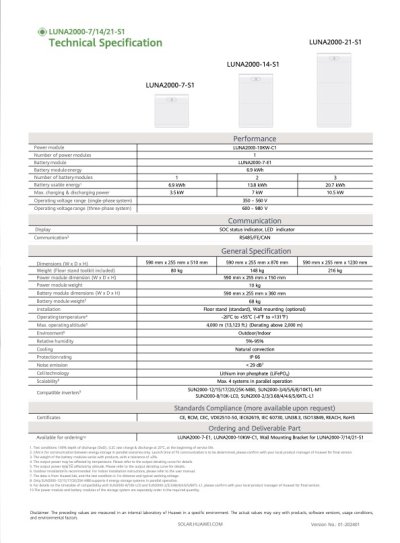 HUAWEI LUNA2000-14-S1
