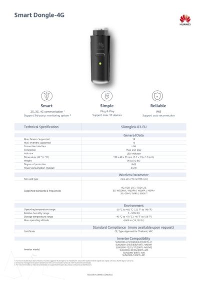 HUAWEI Smart 4G SDongleA-03-EU