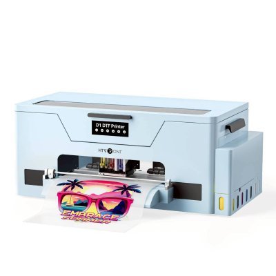 เครื่องพิมพ์ลายเสื้อ HTVRONT รุ่น D1 DTF Printer Blue