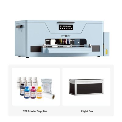 เครื่องพิมพ์ลายเสื้อ HTVRONT รุ่น D1 DTF Printer Blue