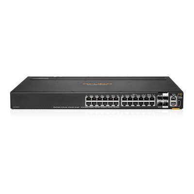 "R8Q67A" Aruba CX 6200F 24x10/100/1000BASE-T Ports + 4x100M/1G/10G SFP ports (2xLRM; 2xLRM/MACsec 256)