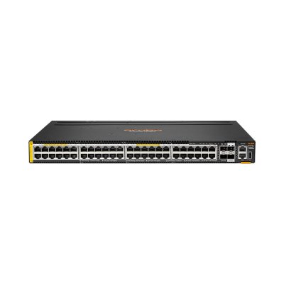 "R8S91A" Aruba CX 6300 48xports SmartRate 100M2/1G/2.5G/5G BaseTClass 8 PoE ports, (90W perport on ports 1-12, 60W per port onports 13-48) + 2x10G/25G/50G1SFP ports, 2x1G/10G SFP ports (LRM + MACsec) "R8S91A" Aruba CX 6300 48xports SmartRate 100M2/1G/2.5G/5G BaseTClass 8 PoE ports, (90W perport on ports 1-12, 60W per port onports 13-48) + 2x10G/25G/50G1SFP ports, 2x1G/10G SFP ports (LRM + MACsec)