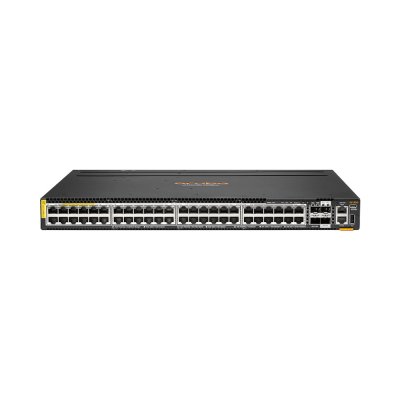 "S3L76A" Aruba CX 6300 48-port Smart Rate 100M**/1G/2.5G/5G BaseT Class 8 PoE ports, (MACsec) + 2x10G/25G/50G* SFP ports, 2x10G/25G SFP ports (MACsec)