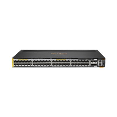 "S3L77A" Aruba CX 6300 48xSmart Rate 100M**/1G/2.5G/5G BaseT Class 8 PoE supporting (90W  ports 1-12, 60W  ports 13-48 )(MACsec) + 2x10G/25G/50G SFP ports, 2x1G/10G SFP ports (LRM + MACsec)
