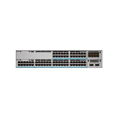 Cisco Catalyst C9300L-48UXG2Q-10E L3 Enterprise Switch 48-Port mGig (36x 2.5G + 12x 10G) UPOE + 2x 40G QSFP+ | Network Essentials (10-Year License)