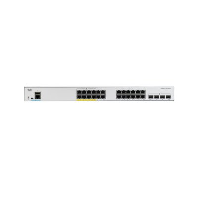 C1000FE-24P-4G-L : 24x 10/100 Ethernet PoE+ ports and 195W PoE budget, 2x 1GSFP and RJ-45 combo uplinks and 2x 1G SFP uplinks