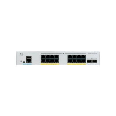 "C1000-16FP-2G-L"Cisco Catalyst 1000,16port GE, Full POE, 2x1G SFP