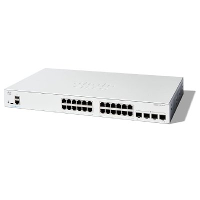 "C1300X-24T-4X" Catalyst Switch L3 24GE RJ45 + 4x10G SFP28 Stack