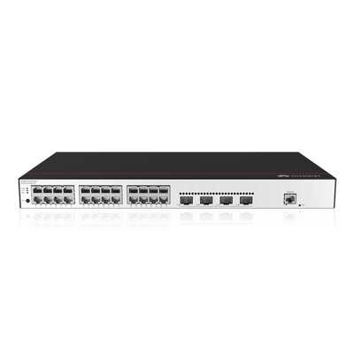 Huawei CloudEngine S5735-L24P4XE-TA-V2: 24 x 10/100/1000BASE-T ports 4 x 10GE SFP+ ports 2 stack ports