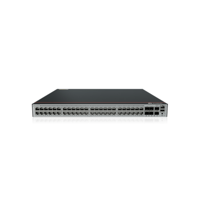 S5735-L48P4XE-A-V2 (48*10/100/1000BASE-T ports, 4*10GE SFP+ ports, 2*12GE stack ports, PoE+, 1*AC power)