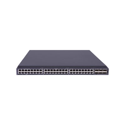 H3C S6800-54QT L3 Ethernet Switch with 48 10GBASE-T and 6 QSFP Plus Ports