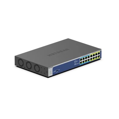 GS516PP : 16-Port Gigabit Ethernet High-Power PoE+ Unmanaged Switch (260W)