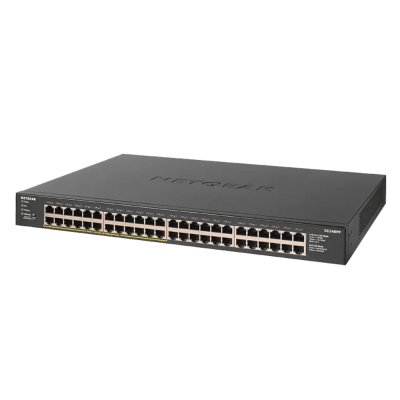 GS348PP : 48-Port Gigabit Ethernet Unmanaged PoE+ Essentials Switch with 24-Ports PoE+ (380W)
