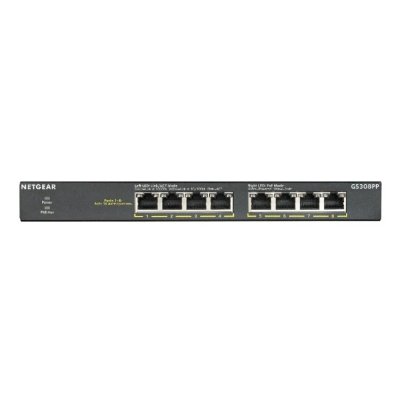 "GS308PP" NETGEAR  Unmanaged Switch  GS308PP