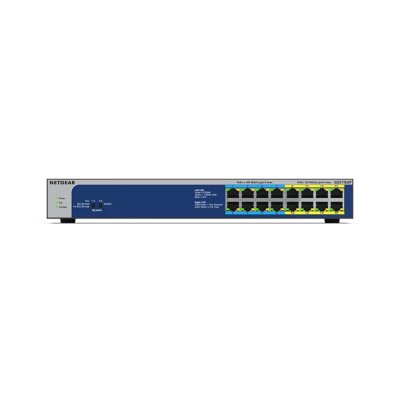 GS516PP : 16-Port Gigabit Ethernet High-Power PoE+ Unmanaged Switch (260W)