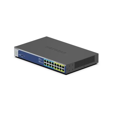 GS516PP : 16-Port Gigabit Ethernet High-Power PoE+ Unmanaged Switch (260W)