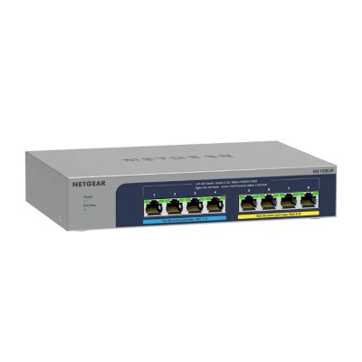 MS108UP : 8-port Multi-Gigabit (2.5G) Ethernet Ultra60 PoE++Unmanaged Switch