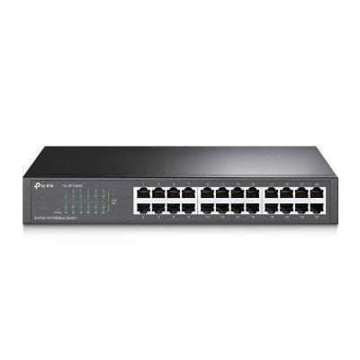 TL-SF1024D : 16 10/100Mbps RJ45 Ports (Auto Negotiation/Auto MDI/MDIX)