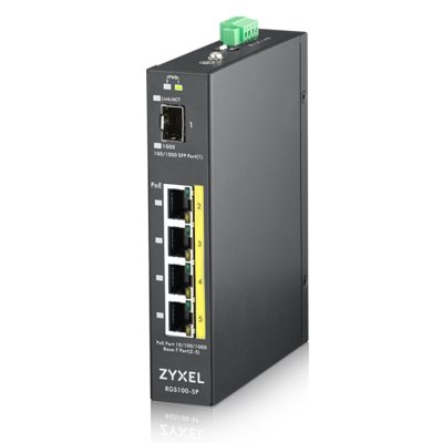 "RGS100-5P bundle with NDR240-48" ZYXEL Switch RGS Series