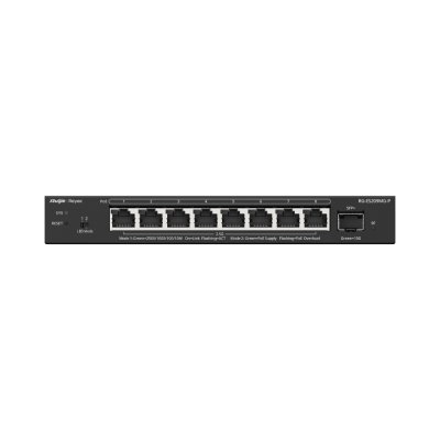 "RG-ES209MG-P" Reyee Gigabit Smart Cloud Managed PoE Switch  RG-ES209MG-P