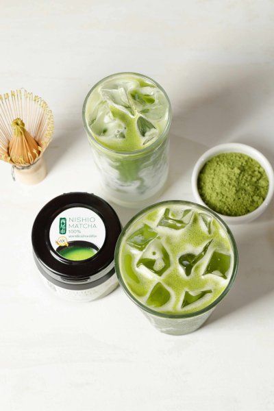 ผงมัทฉะญี่ปุ่นนิชิโอะ Nishio matcha 100%
