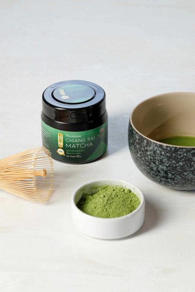 ผงมัทฉะพรีเมี่ยมเชียงราย Chiang Rai premium Matcha 100%