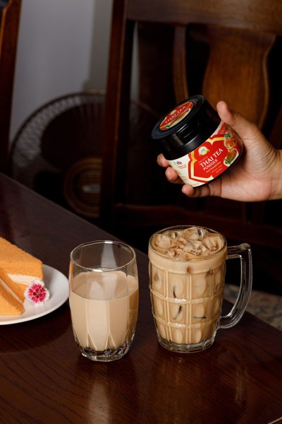 ผงชาไทยพรีเมี่ยมเข้มข้น ไม่มีสังเคราะห์