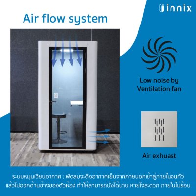 Qupod 2P-1 ห้องเก็บเสียงสำเร็จรูป (2คน) Qupod 2P-1 ห้องเก็บเสียงสำเร็จรูป (2คน)
