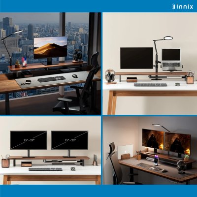 Monitor Stand Morden W107 Light walnut Monitor Stand Morden W107 Light walnut