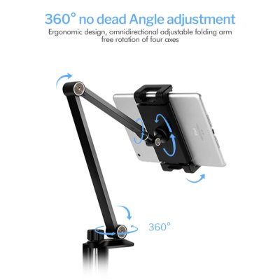 Tablet Stand UpDesk Clamp White ขาตั้งแท็บเล็ตแบบหนีบโต๊ะ