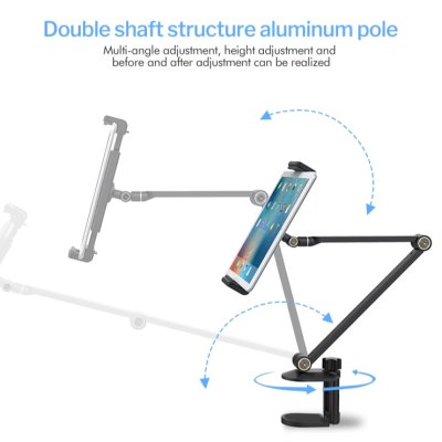 Tablet Stand UpDesk Clamp White ขาตั้งแท็บเล็ตแบบหนีบโต๊ะ