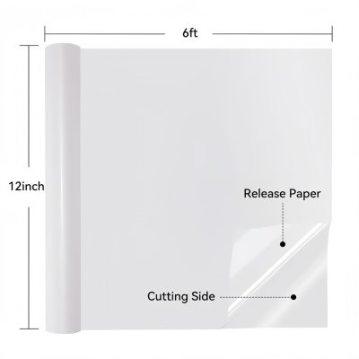 ไวนิลกาวถาวร HTVRONT รุ่น Permanent Vinyl Roll