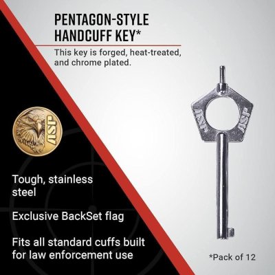 ASP Pentagon Handcuff Key