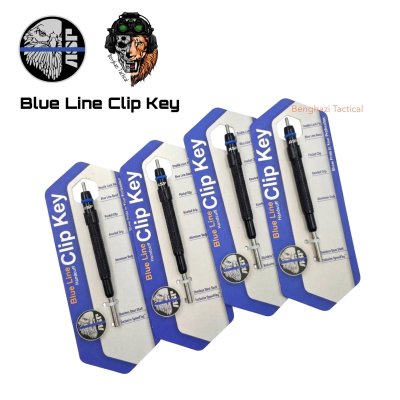 ASP HANDCUFF KEY THIN BLUE LINE PEN STYLE