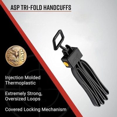 ASP Tri-Fold มาพร้อมกับตัวเก็บสาย ASP Thin Blue Line