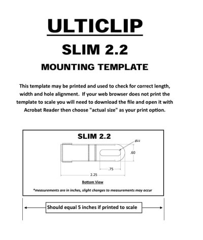 Ulticlip Slim 2.2 (ความยาว 2.2 นิ้ว)