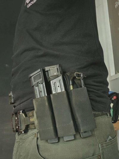 Esstac KYWI Triple Mag Pouch Made in USA (สีดำ)