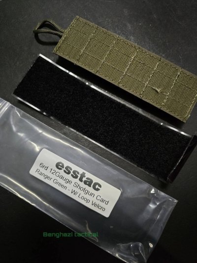 Esstac 6RD 12GA Shotgun Card มาพร้อม Sticky