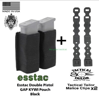 ESSTAC​ Double Pistol mag KYWI Pouch GAP