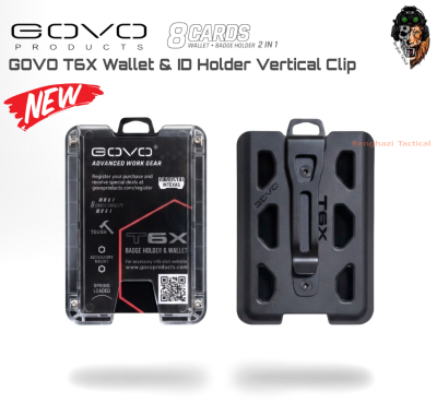 GOVO T6X Wallet & ID Holder Vertical Clip