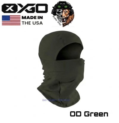 XGO Stretch Super Midweight Performance 2pc Balaclava (PH3) มี 2 สี Black / OD Green