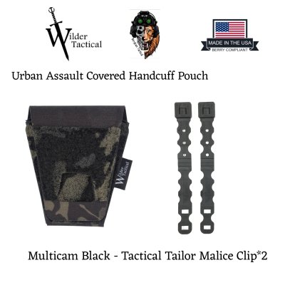 Wilder Tactical Urban Assault Covered Handcuff Pouch (แบบ Fight Light Malice Clip)