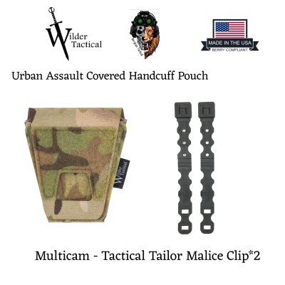 Wilder Tactical Urban Assault Covered Handcuff Pouch (แบบ Fight Light Malice Clip)
