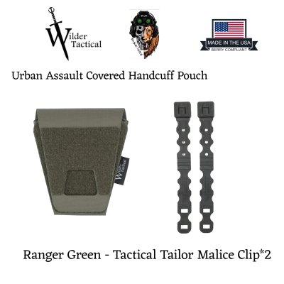 Wilder Tactical Urban Assault Covered Handcuff Pouch (แบบ Fight Light Malice Clip)